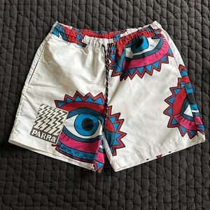 Parra shorts in white size small.